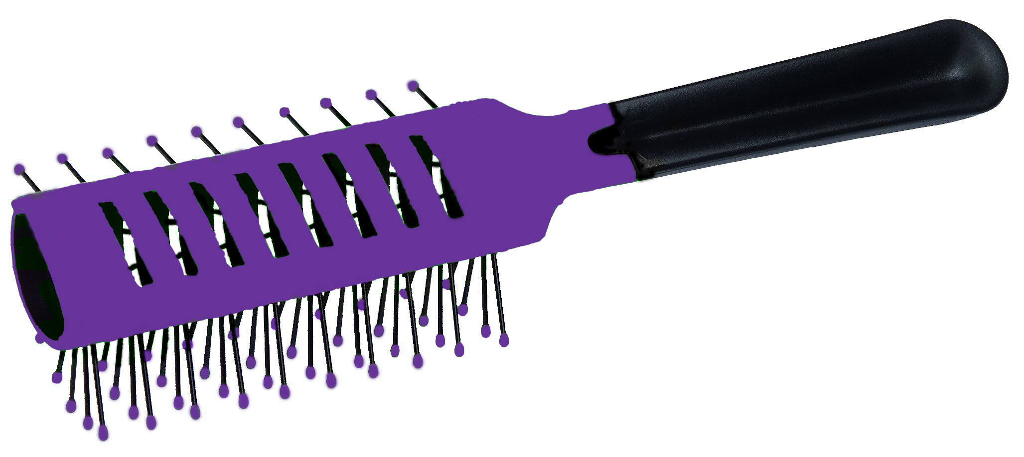 SPAZZOLA TUNEL 9 FILE N/VIOLA