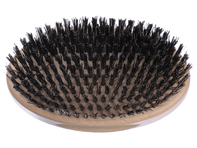 SPAZZOLA DA UOMO OVALE LEGNO NATURALE