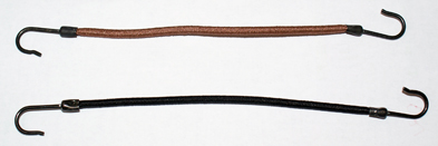 ELASTICI c/GANCIO NERI 12pz EF