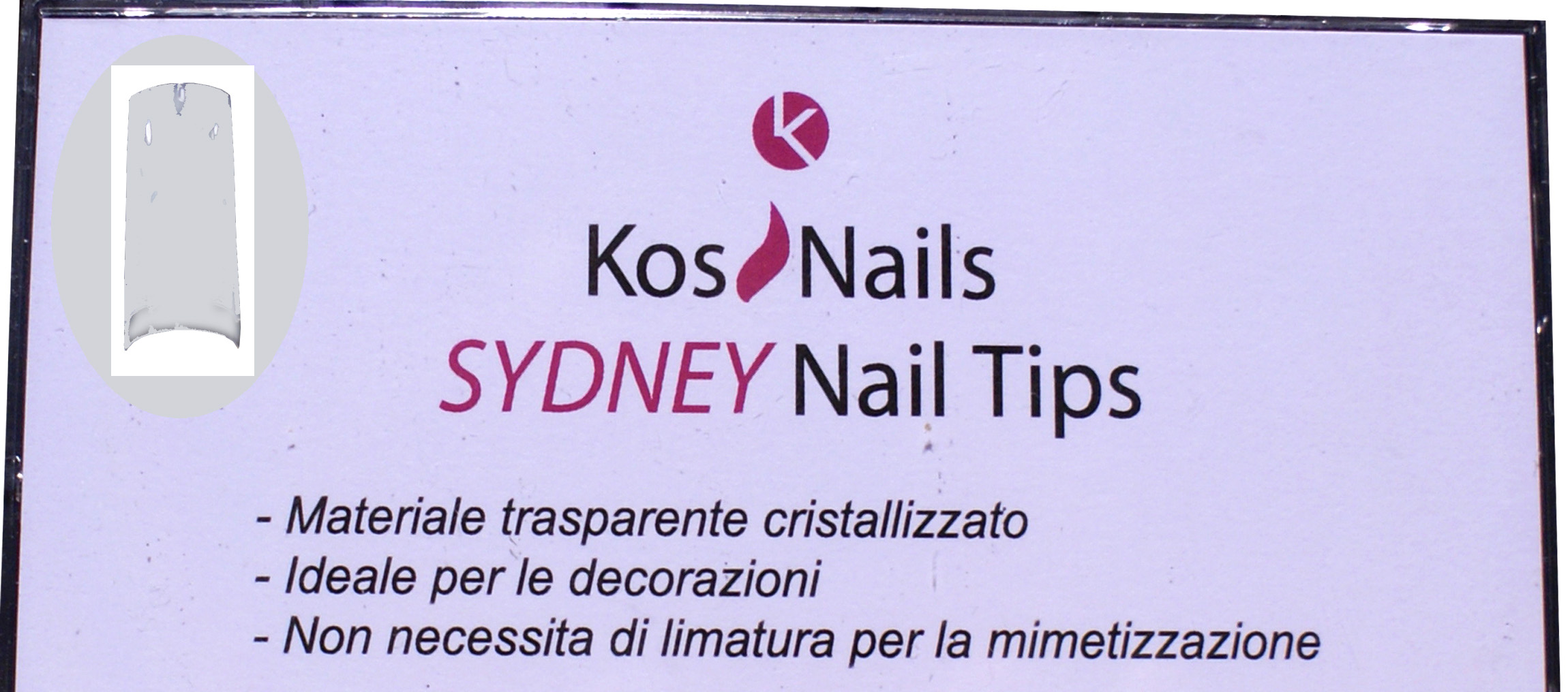 UNGHIE 20 PZ SYDNEY RICOSTR