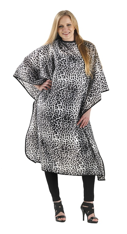 MANTELLA TAGLIO NYLON LEOPARDO