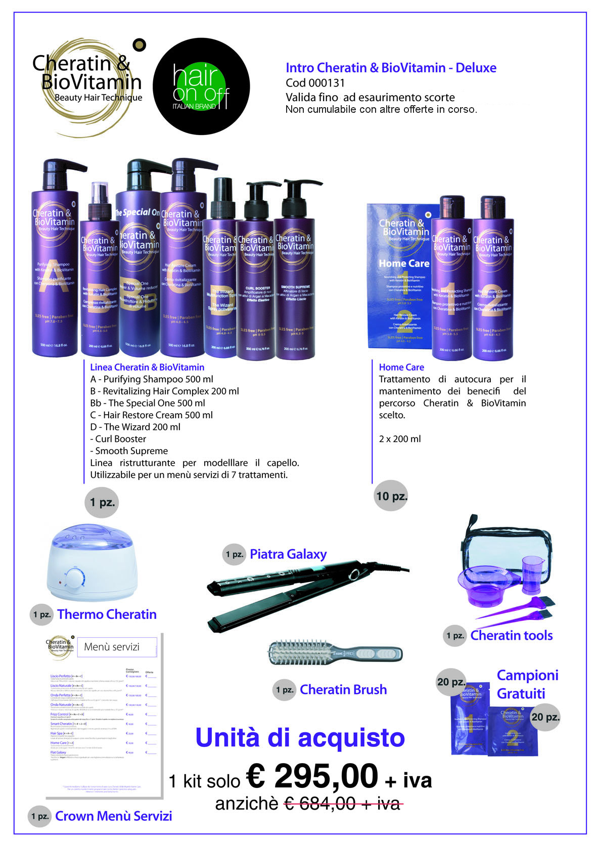 KIT "INTRO DELUXE" CHE&BIO ONOFF