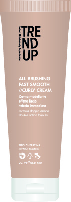 UP ALLBRUSHING FASTSMOOTH CURLY CR 250ML