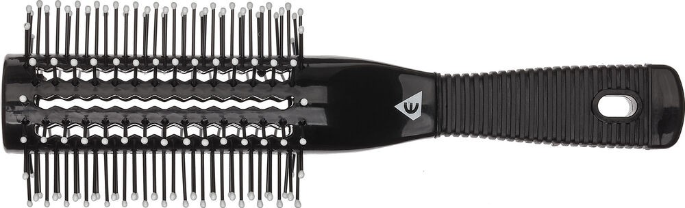 SPAZZOLA TONDA TUNNEL NERA