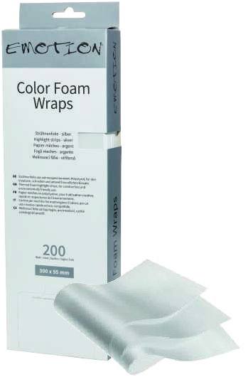 COLOR FOAM WRAPS 30X9.5 SILVER