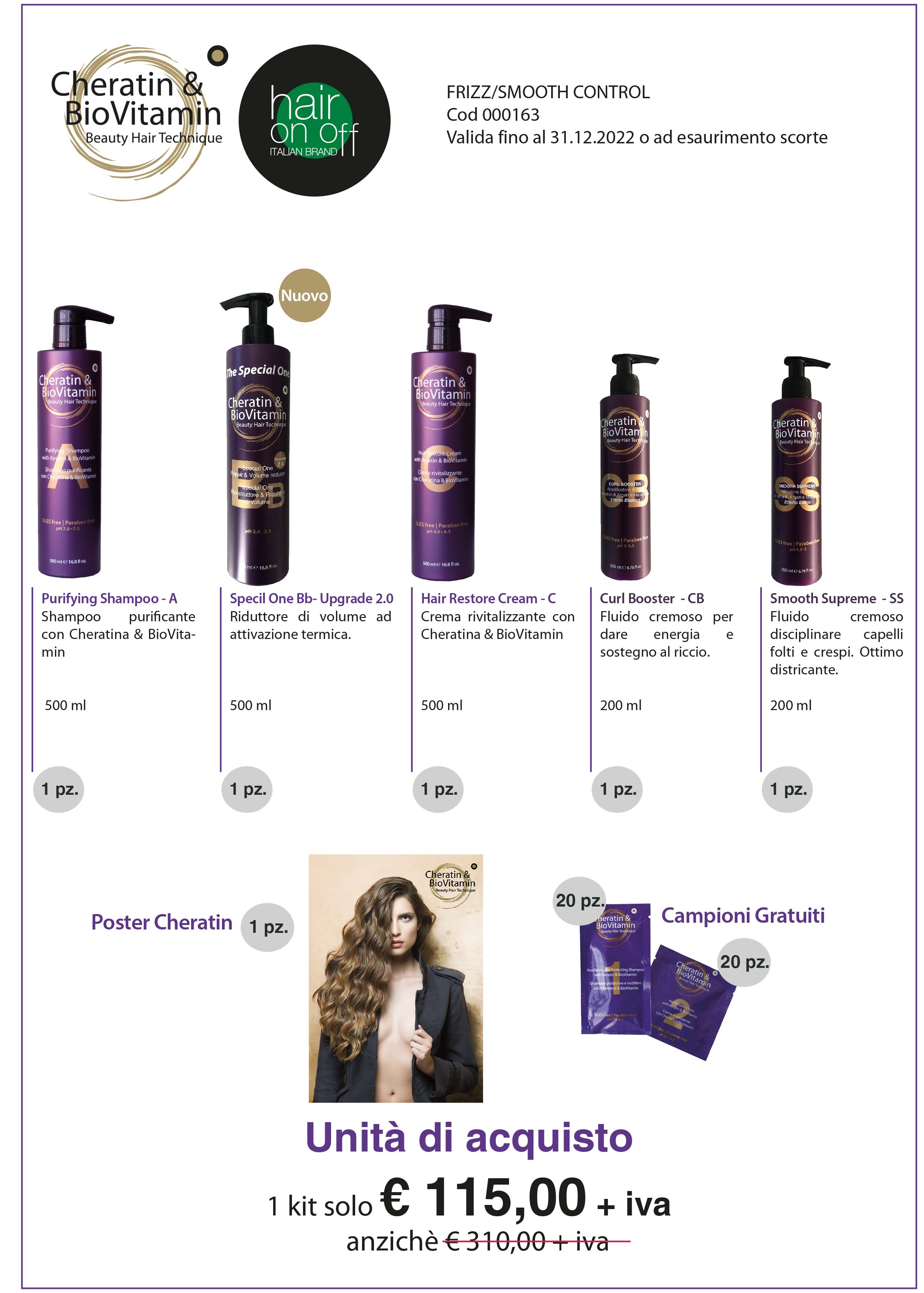 ONOFF KIT Che&Bio FRIZZ/SMOOTH CONTROL