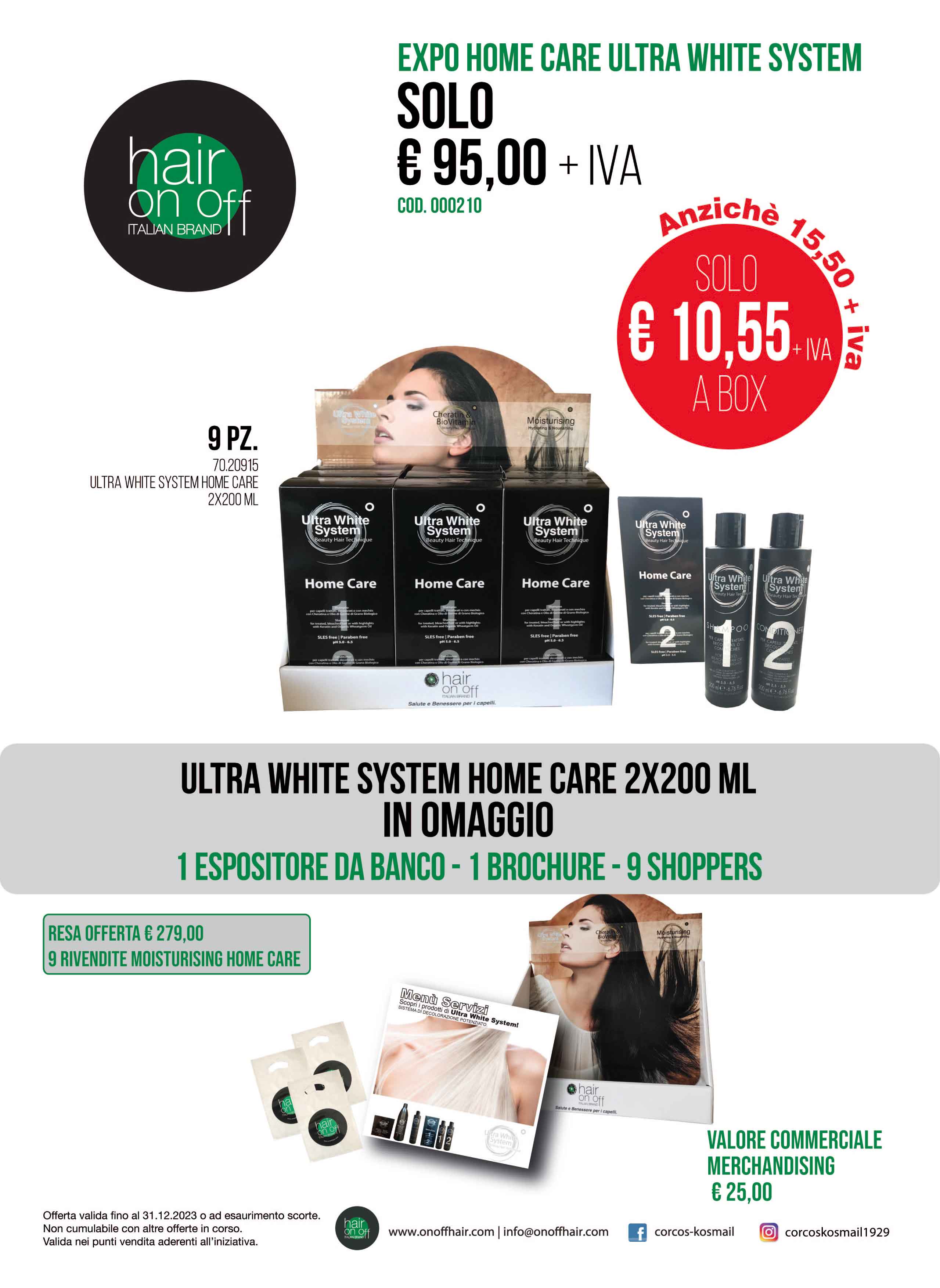 KIT EXPO HOME CARE ULTRA W.S 9PZ ONOFF