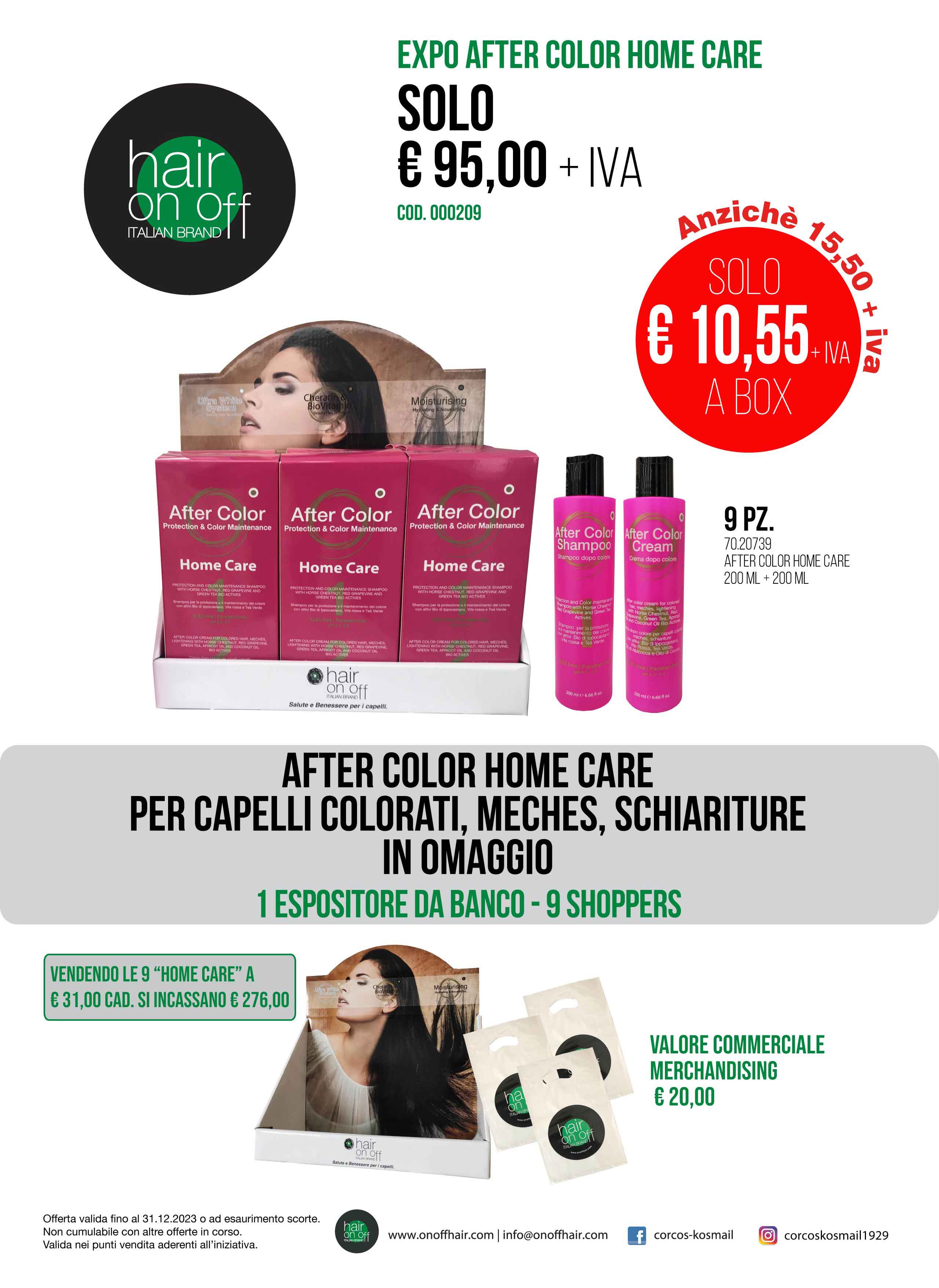 KIT EXPO HOME CARE AFTER COLOR 9PZ ONOFF