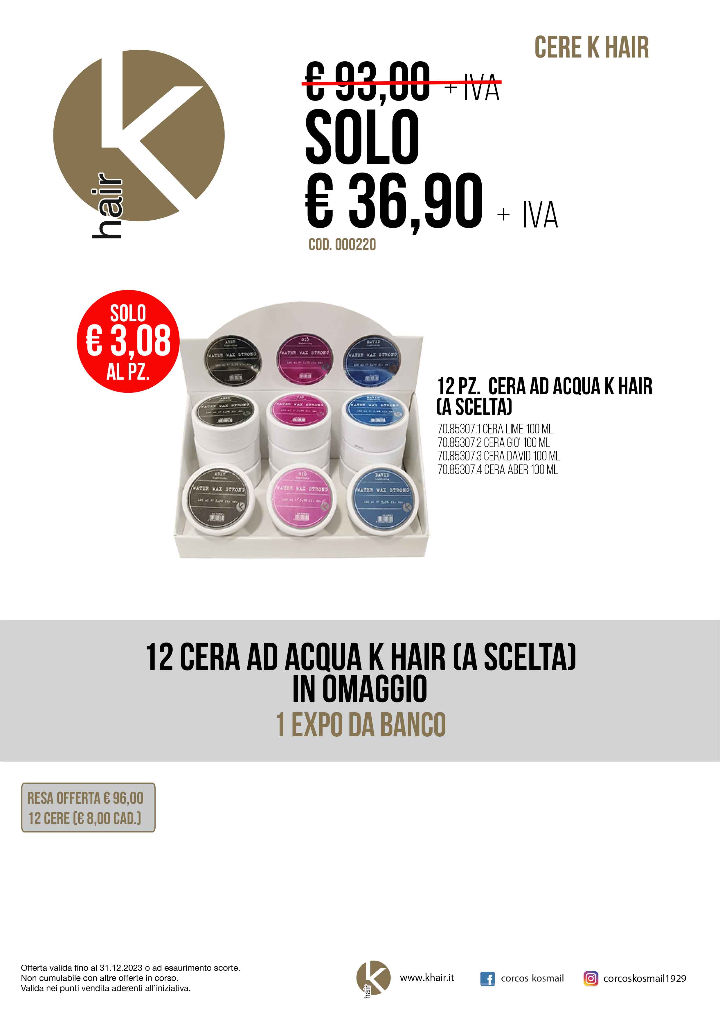 EXPO CERE 12 PZ K HAIR